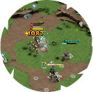 Players battling a giant spider to complete a mission