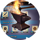 Magical forge for creating gear linked to ancient lore